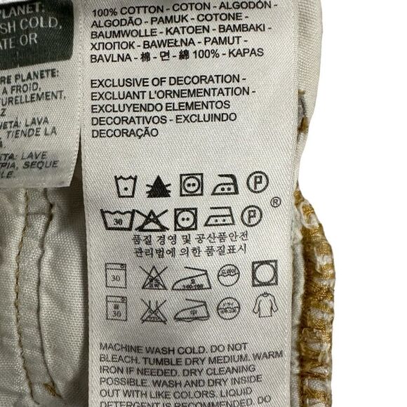 Levi’s ~ 501’s light wash almost white ~ denim cutoffs ~ button fly ~ size 25 - Picture 9 of 12